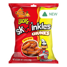 Wholesale Lucas Spicy Bites Mango Skwinkles Chunks 4.58 Oz Peg Bag- Bulk