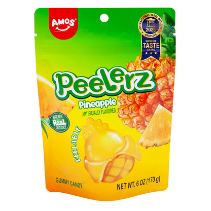 Wholesale Peelerz Gummy Pineapple 6 Oz Bag- Bulk