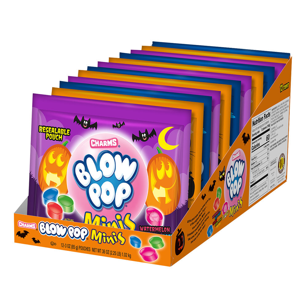 Wholesale Blow Pop Minis Halloween 3 Oz Pouch- Bulk