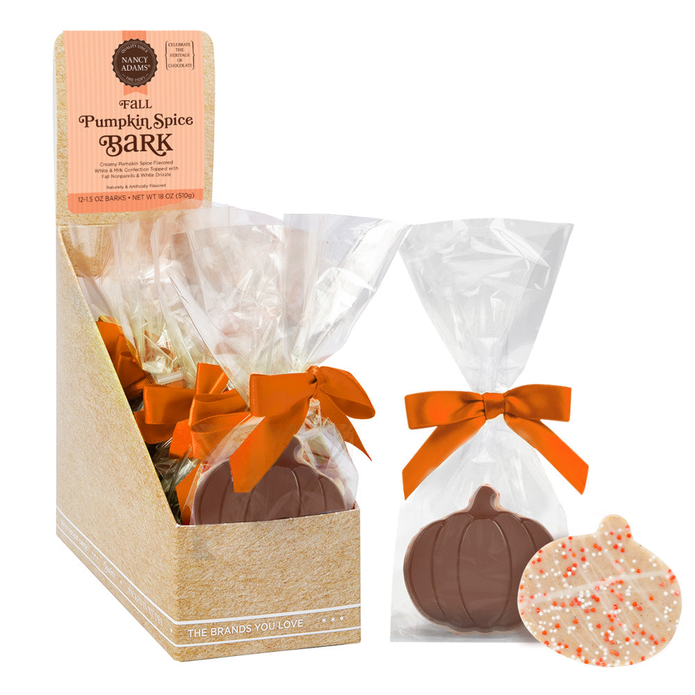 Wholesale Nancy Adams Pumpkin Spice Bark Pumpkin 1.5 Oz Bag- Bulk