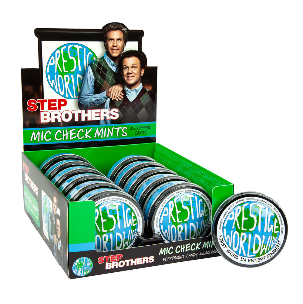 Wholesale Step Brothers Mic Check Mints 1.5 Oz Tin- Bulk