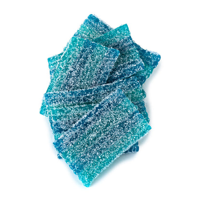 Wholesale Sour Power Berry Blue Snax Mini Belts- Bulk