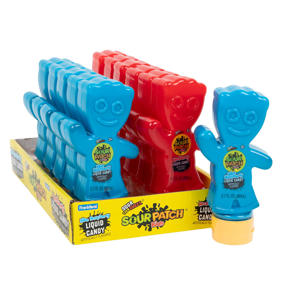 Wholesale Sour Patch Kids Blue Raspberry Liquid Candy 2.7 Oz- Bulk