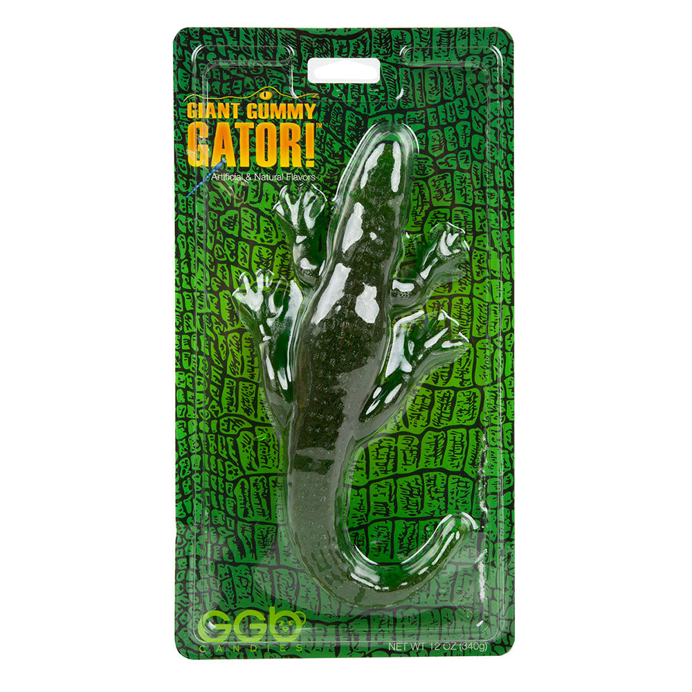 Wholesale Giant Gummy Gator! Blister Pack- Bulk