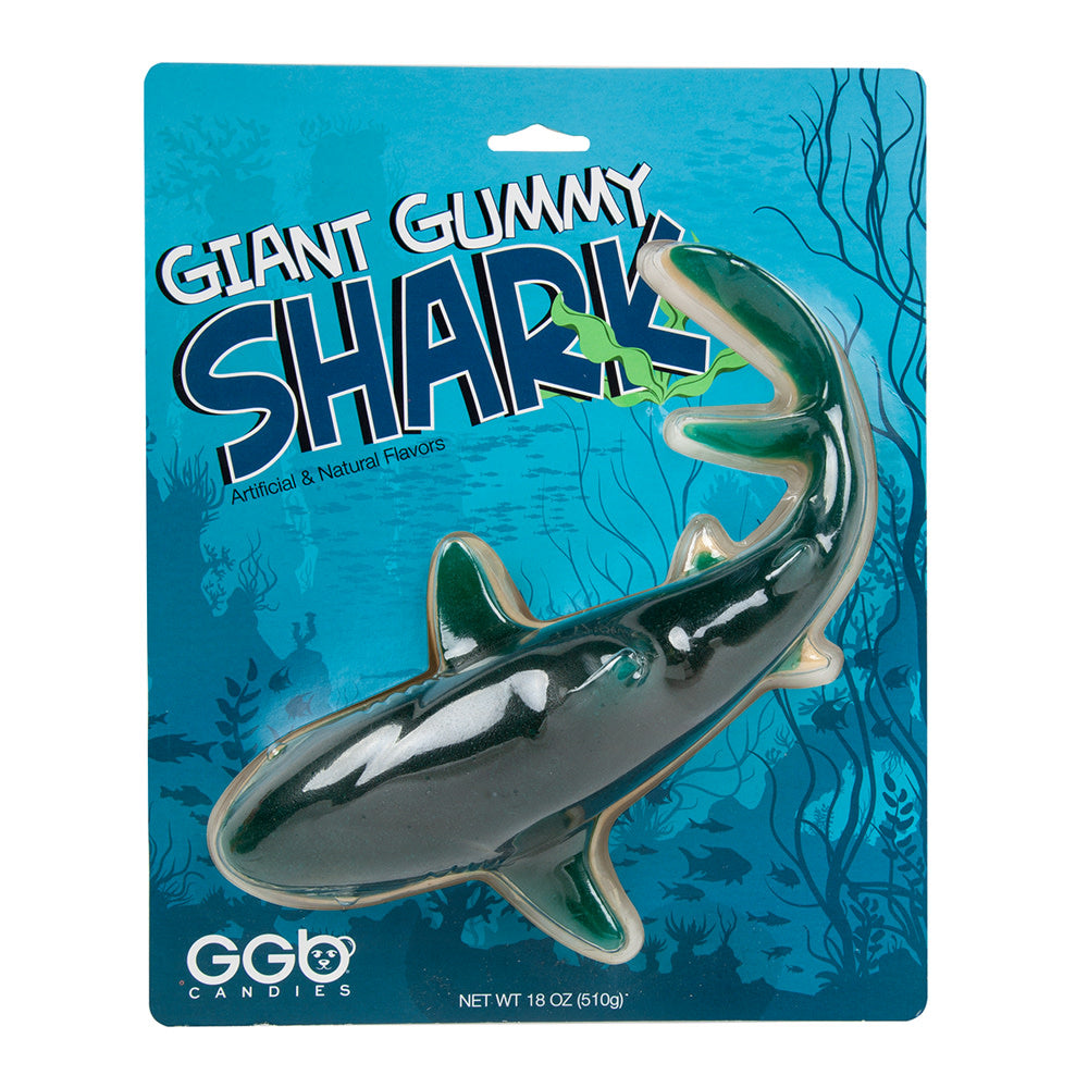 Wholesale Giant Gummy Shark 18 Oz Blister Pack- Bulk