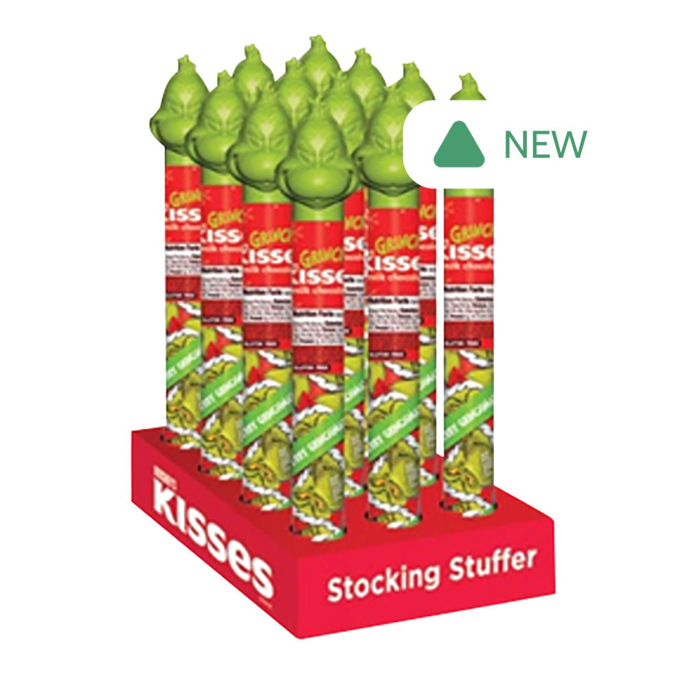 Wholesale The Grinch Hershey’S Kisses 2.08 Oz Cane- Bulk