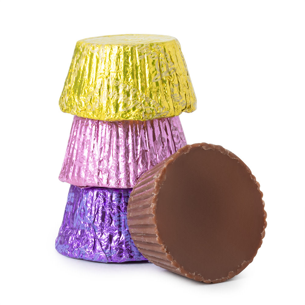 Wholesale Easter Peanut Butter Cups Foiled- Bulk