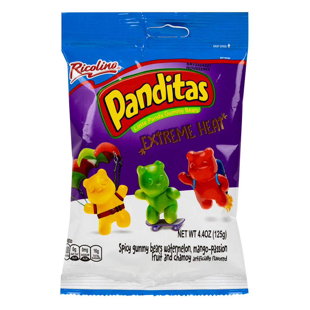 Wholesale Ricolino Panditas Extreme Heat 4.4 Oz Peg Bag- Bulk