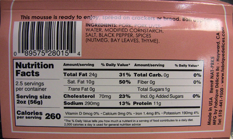Wholesale Fd Pork Rilletes 5Oz- Bulk