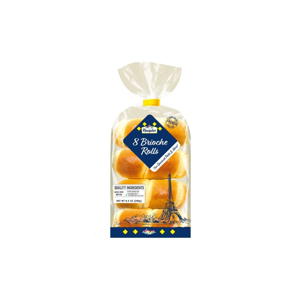 Wholesale Pasquier Case Brioche Milk Rolls- Bulk
