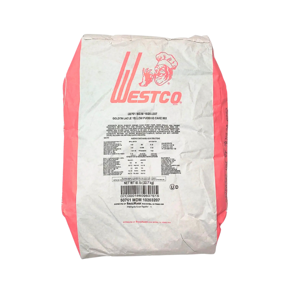 Wholesale Westco Case Yellow Pudding Cake Mix- Bulk