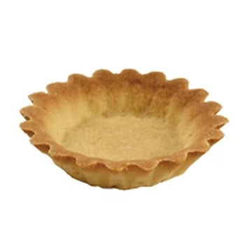 Wholesale Jean Ducourtieux 1.5" Neutral Fluted Tart Shell- Bulk