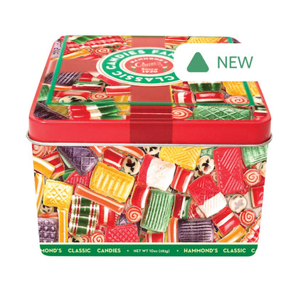 Wholesale Hammond’S Christmas Candy Classics 16 Oz Tin- Bulk
