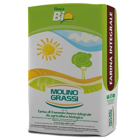 Wholesale Molino Grassi Case Organic Whole Wheat Flour- Bulk