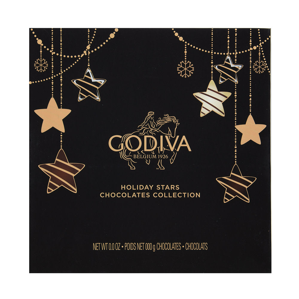 Wholesale Godiva Holiday Stars Collection 15 Piece Box- Bulk