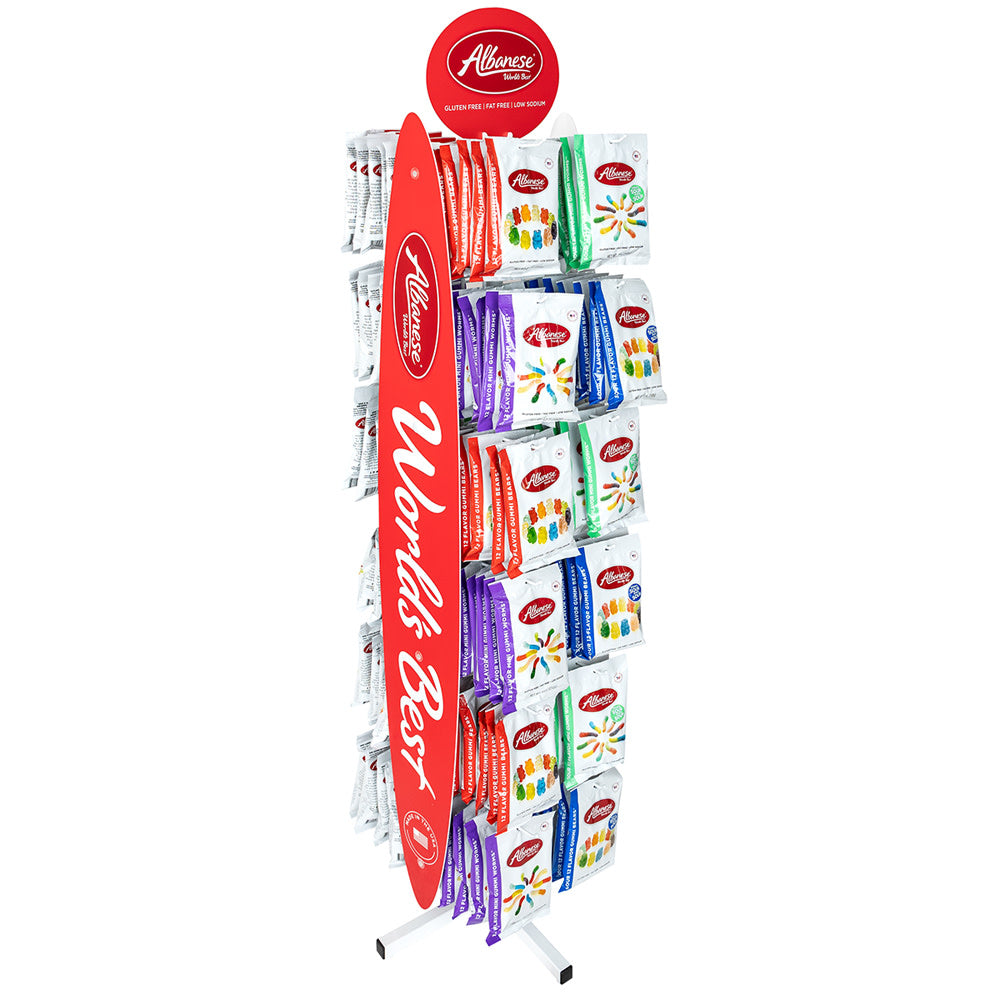 Wholesale Albanese Double Sided Spinner Display- Bulk
