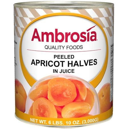 Wholesale BoxNCase Case Apricot Halves In Natural Juice- Bulk