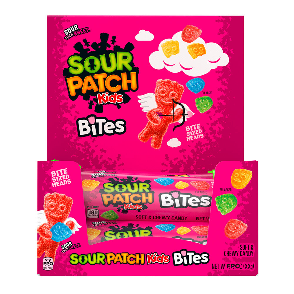 Sour Patch Kids Bites Valentine'S 1.8 Oz Tube