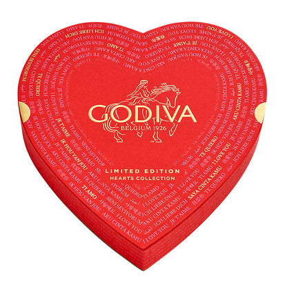 Godiva Gold Collection 9 Piece Heart Box