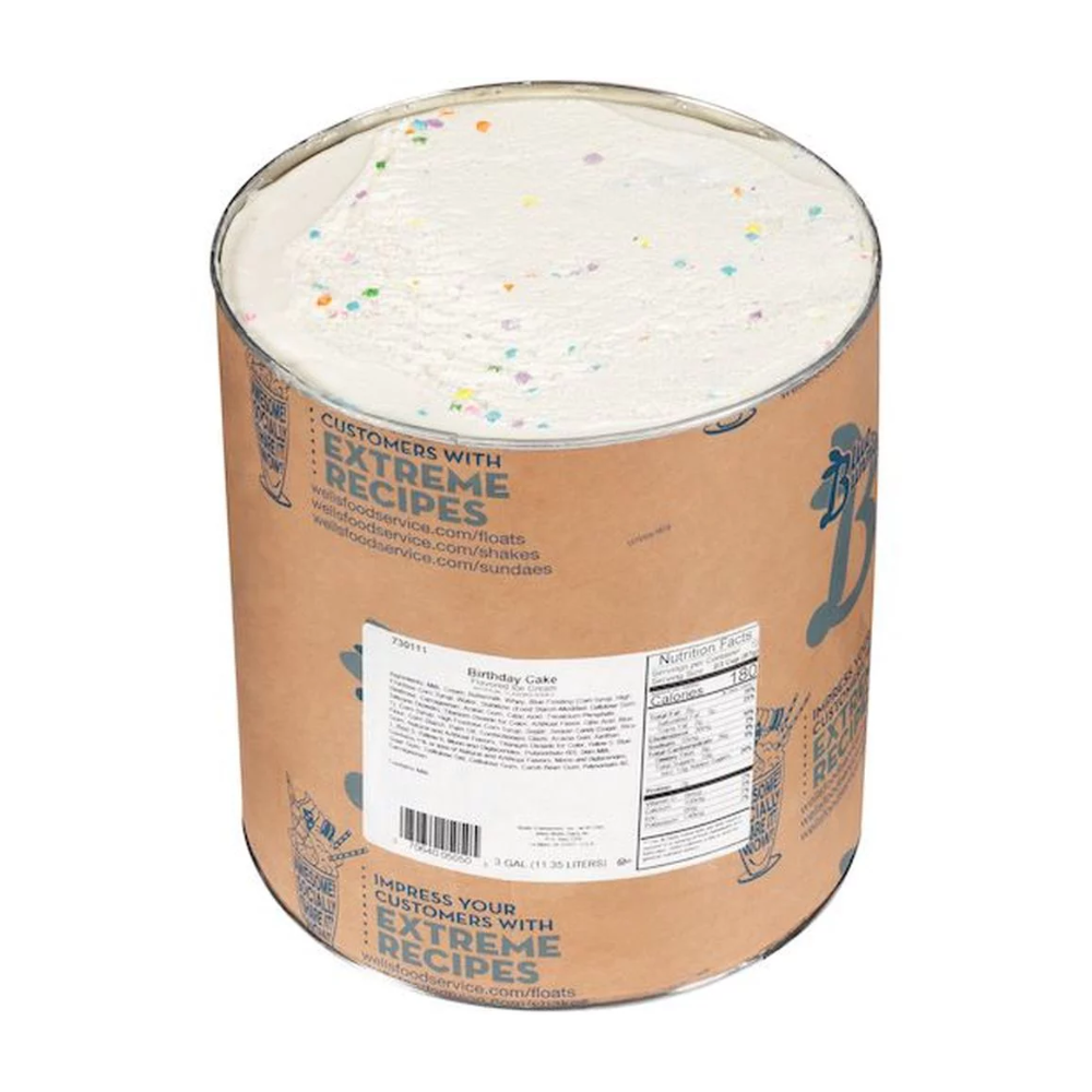 Wholesale Blue Bunny Birthday Cake Ice Cream | 3 gal- Bulk