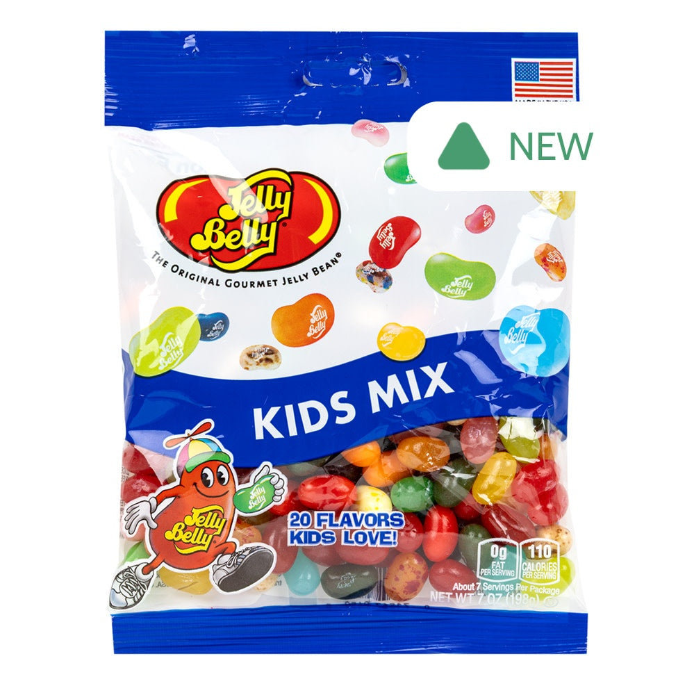 Wholesale Jelly Belly Kids Mix 7 Oz Peg Bag- Bulk