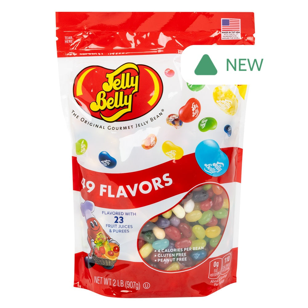 Wholesale Jelly Belly 49 Flavors 2 Lb Pouch- Bulk