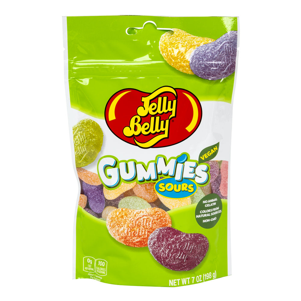 Wholesale Jelly Belly Gummies Sours Assorted 7 Oz Pouch- Bulk