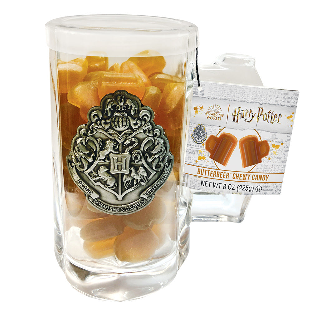 Wholesale Jelly Belly Harry Potter Butterbeer Chewy Candy 8 Oz Glass Mug- Bulk