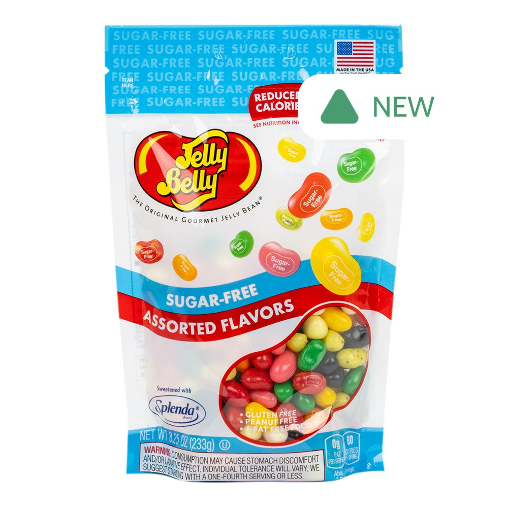 Wholesale Jelly Belly Sugar Free Assorted 8.25 Oz Pouch- Bulk