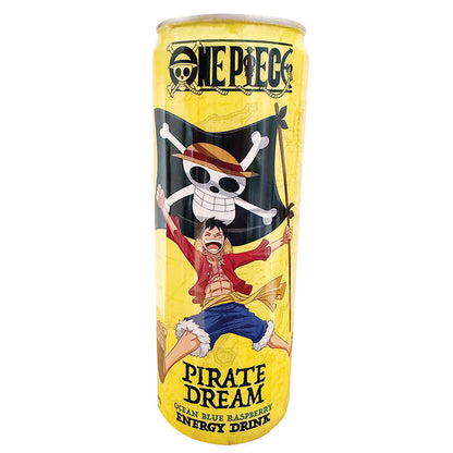 Wholesale One Piece Ocean Blue Raspberry Pirate Dream Energy Drink Can *Not For Sale In Canada*- Bulk