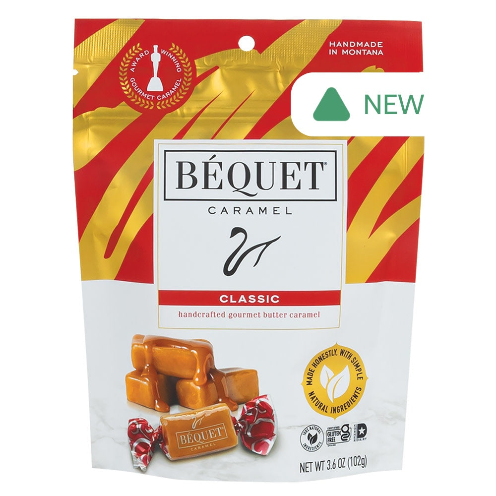 Wholesale Bequet Classic Caramel 3.6 Oz Pouch- Bulk