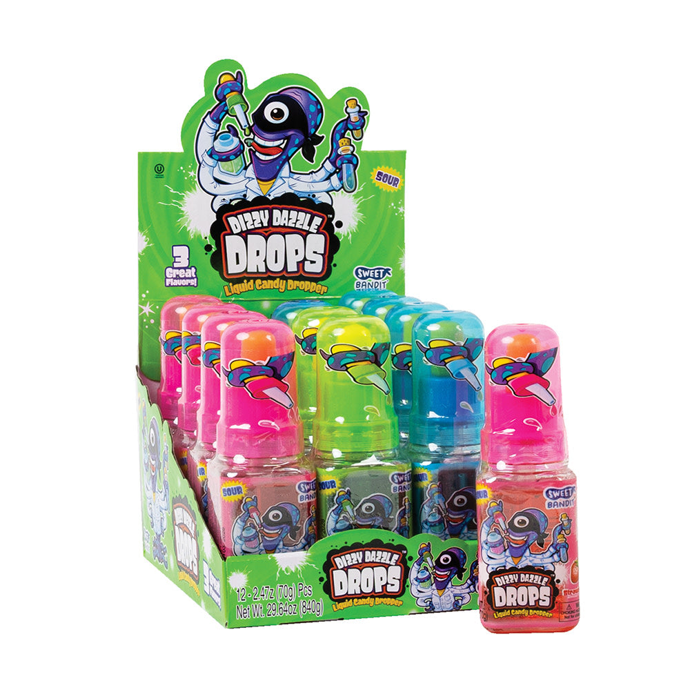 Wholesale Dizzy Dazzle Drops Liquid Candy 2.47 Oz- Bulk