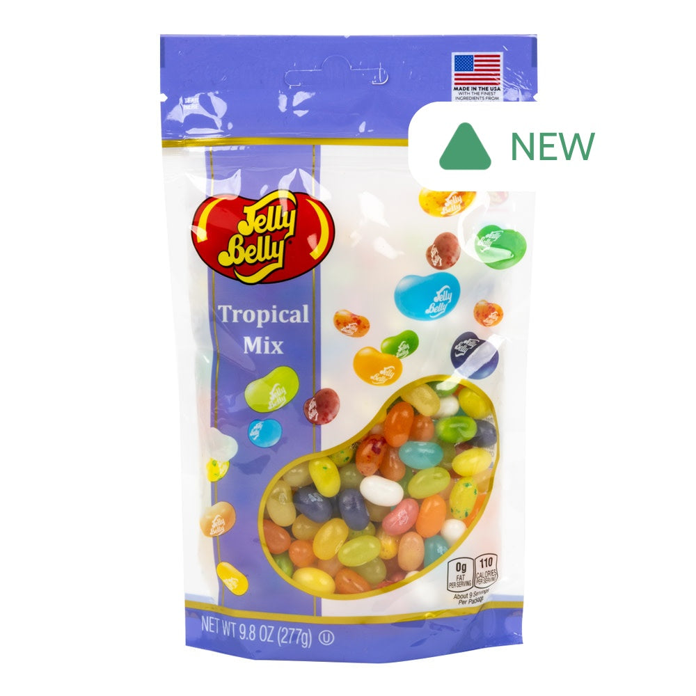 Wholesale Jelly Belly Tropical Mix 9.8 Oz Pouch- Bulk