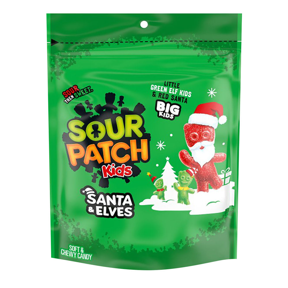 Wholesale Sour Patch Kids Santa & Elves 9.8 Oz Pouch- Bulk