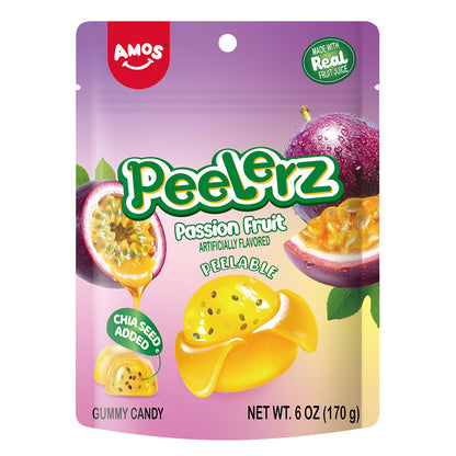 Wholesale Peelerz Gummy Passionfruit 6 Oz Bag- Bulk