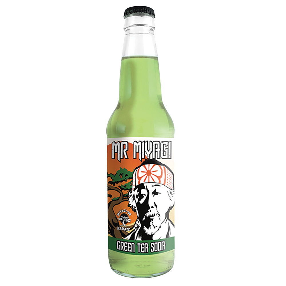 Wholesale Mr. Miyagi Green Tea Soda 12 Oz Bottle- Bulk