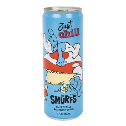 Wholesale The Smurfs Just Chill Blue Raspberry Drink 12 Oz Can- Bulk