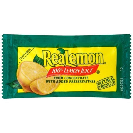 Wholesale Real Lemon Case Lemon Juice Packets- Bulk
