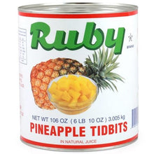 Wholesale BoxNCase Case Pineapple Tidbits In Natural Juice- Bulk
