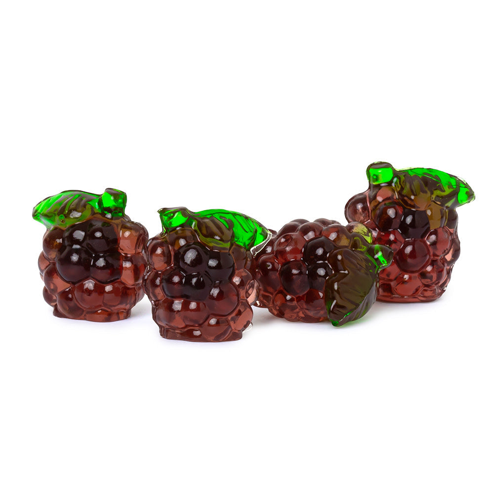 Wholesale Müttenberg Candy 3D Gummy Filled Fruit Grapes- Bulk