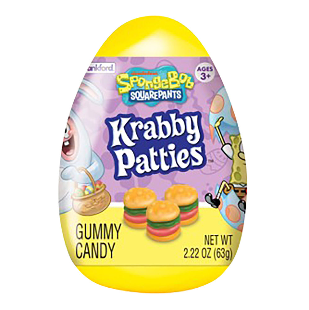 Wholesale Spongebob Krabby Patties Giant Egg 2.22 Oz- Bulk