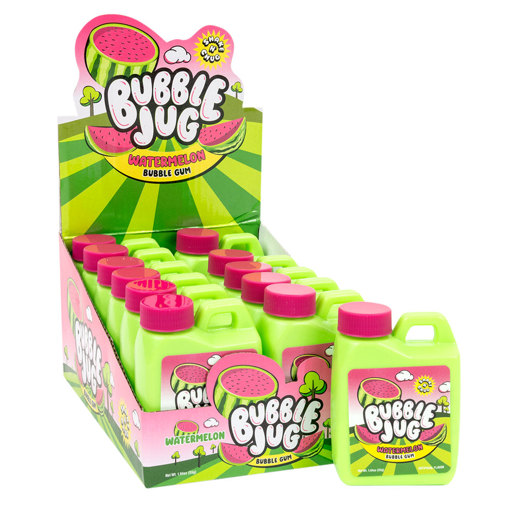 Wholesale Bubble Jug Watermelon Bubble Gum 1.94 Oz- Bulk
