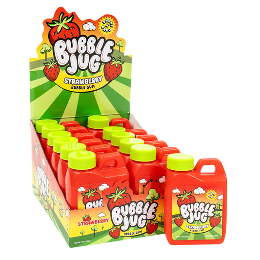 Wholesale Bubble Jug Strawberry Bubble Gum 1.94 Oz- Bulk