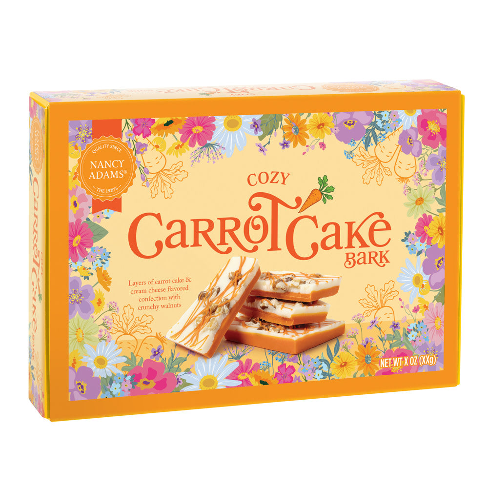 Wholesale Nancy Adams Carrot Cake Bark 4 Oz Box- Bulk