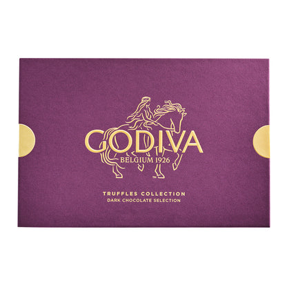 Wholesale Godiva Signature Truffles Collection Dark Chocolate Assortment 15 Piece 6.8 Oz Box- Bulk