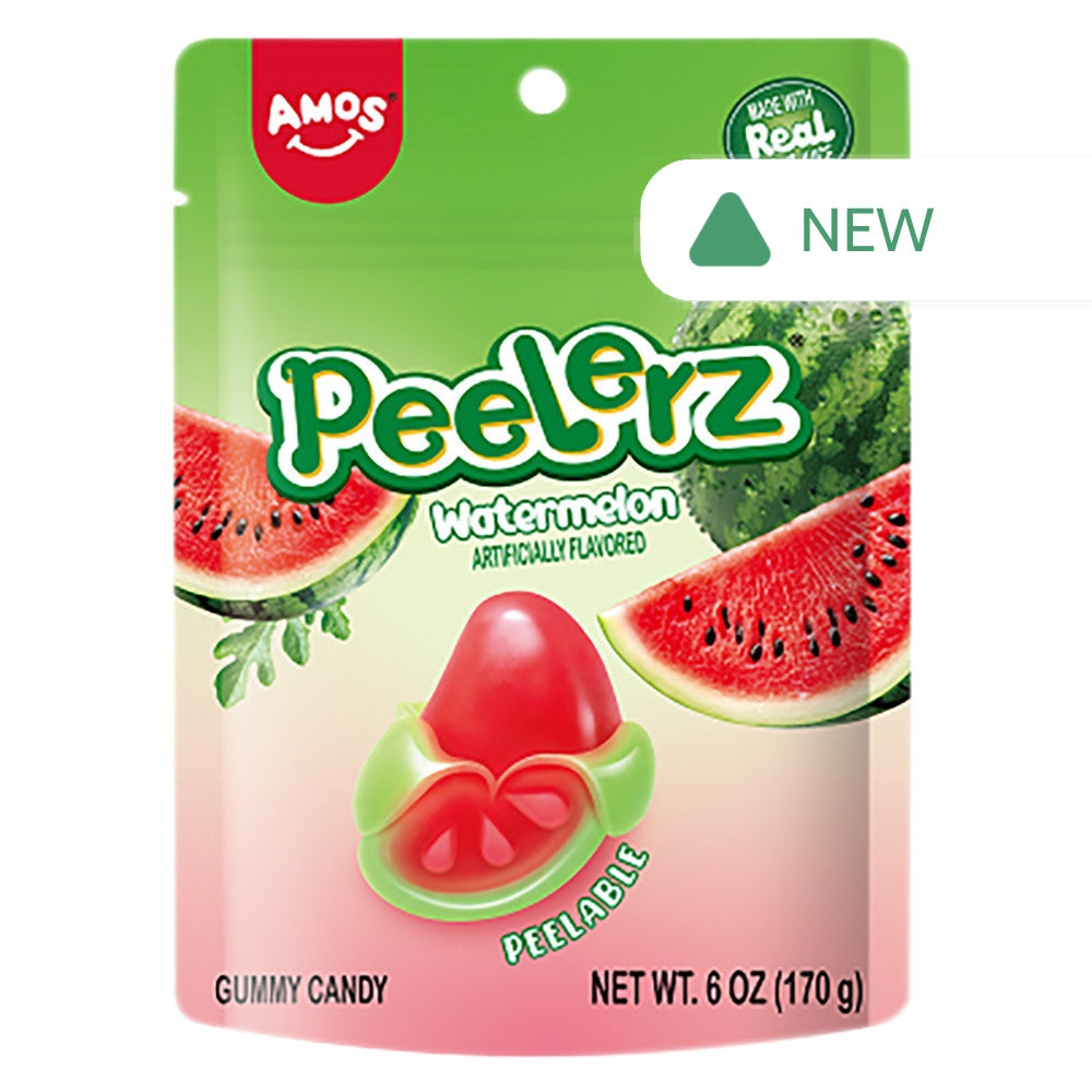 Wholesale Peelerz Gummy Watermelon 6 Oz Bag- Bulk