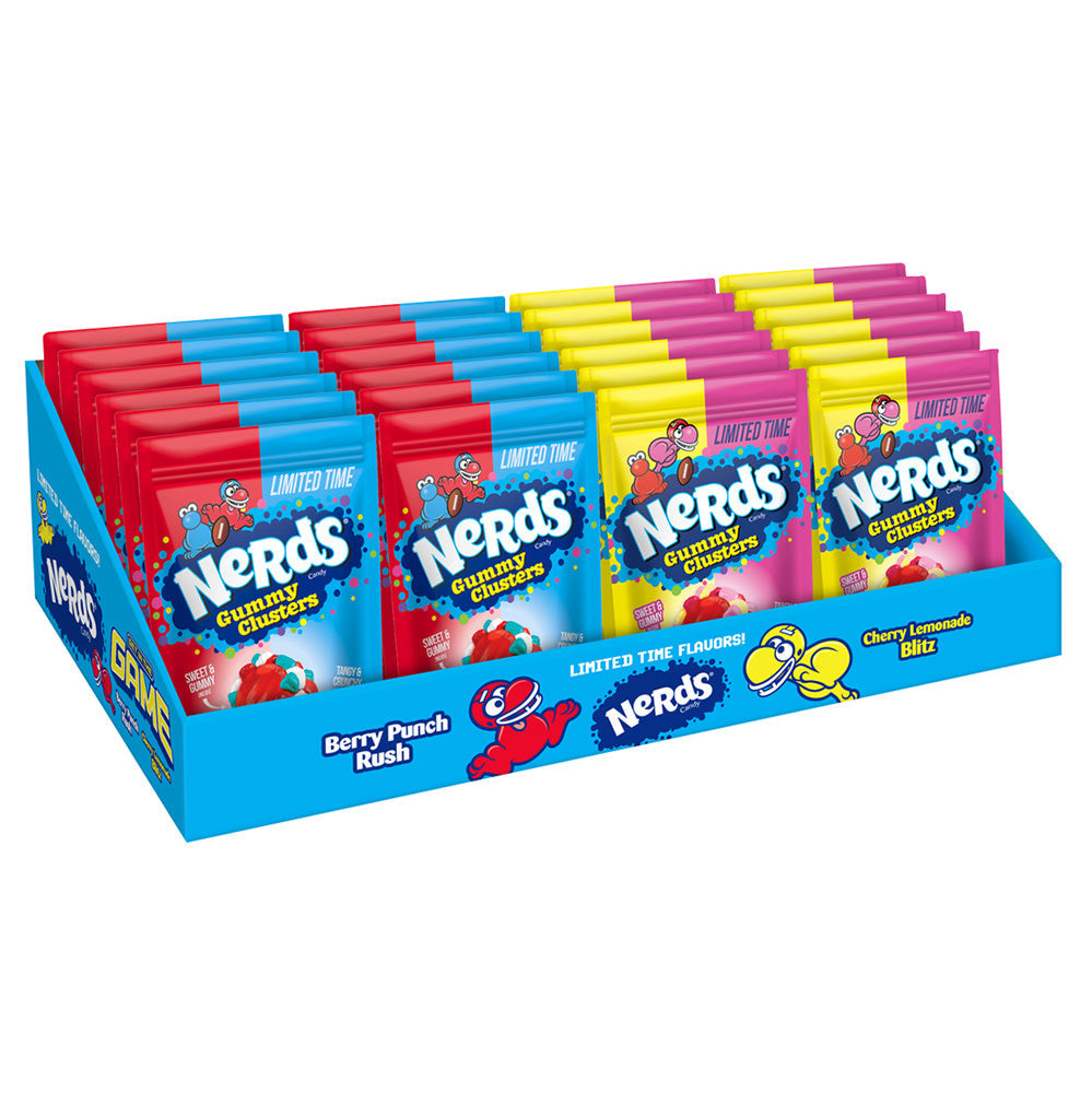 Wholesale Nerds Football Gummy Clusters 8 Oz Tray- Bulk