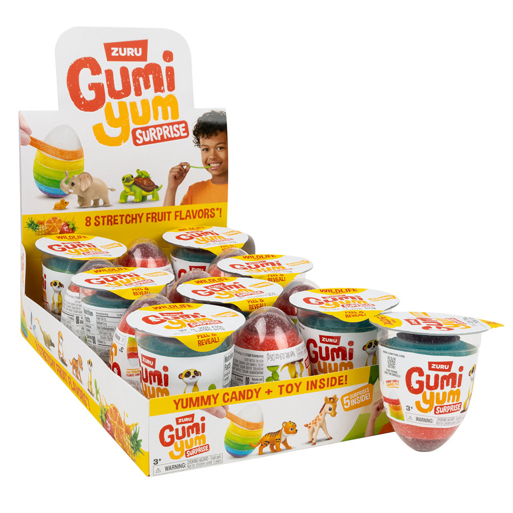 Wholesale Gumi Yum Surprise Wildlife 0.9 Oz- Bulk