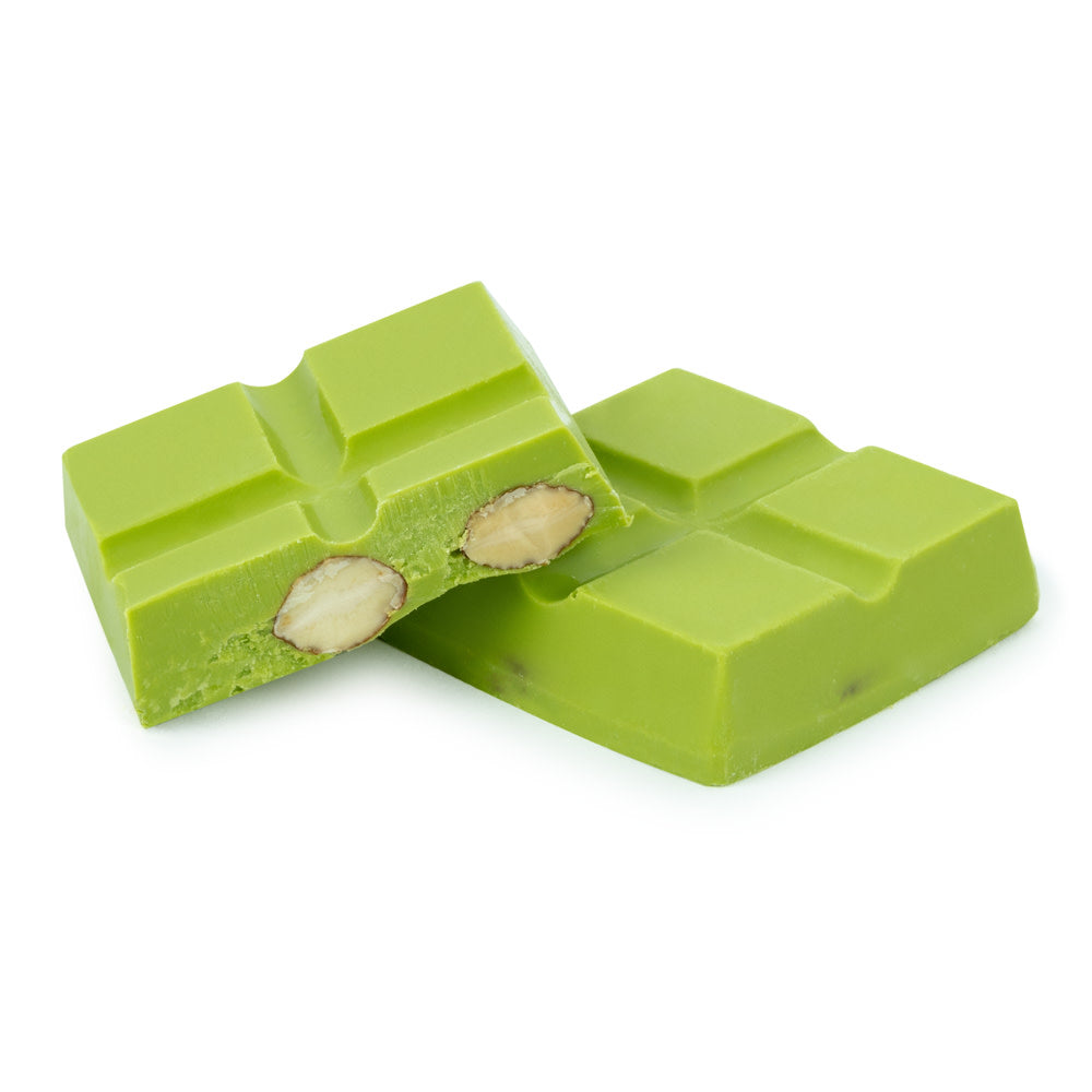 Wholesale BoxNCase Pistachio Flavored Almond Bark Bites- Bulk