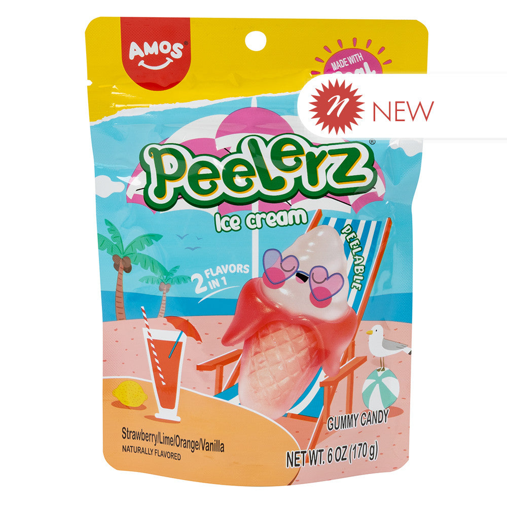 Wholesale Peelerz Gummy Ice Cream 6 Oz Bag- Bulk